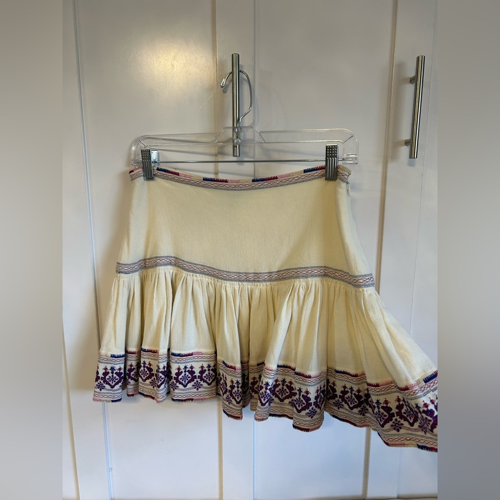 Isabel Marant Étoile Tyruss embroidered cotton miniskirt - Picture 2 of 11